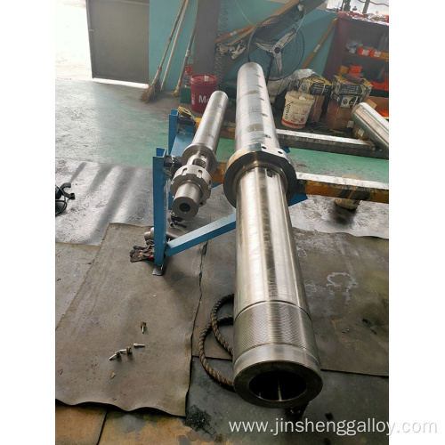 Bimetallic injection Machines screw barrel